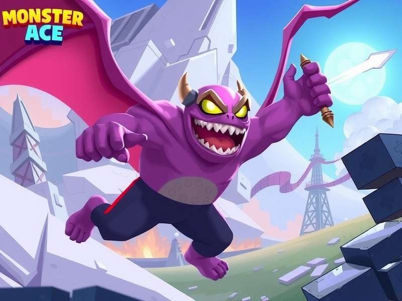 Monster Blocker Ace Battle Scene